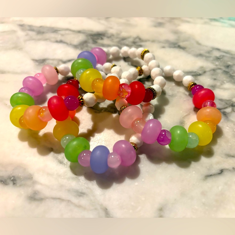 Part of the Pride Bracelets